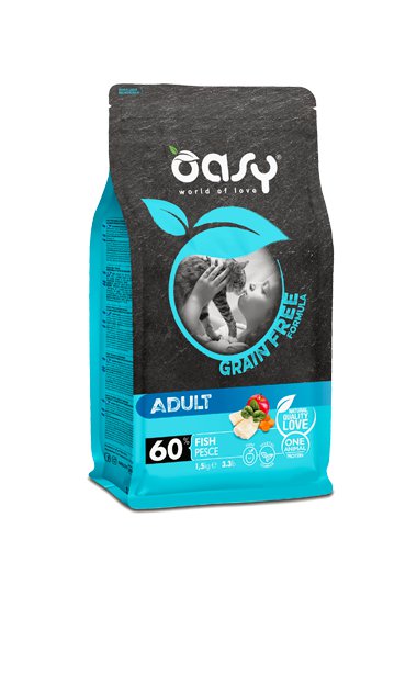Oasy Grain Free ryba adult 1,5 kg
