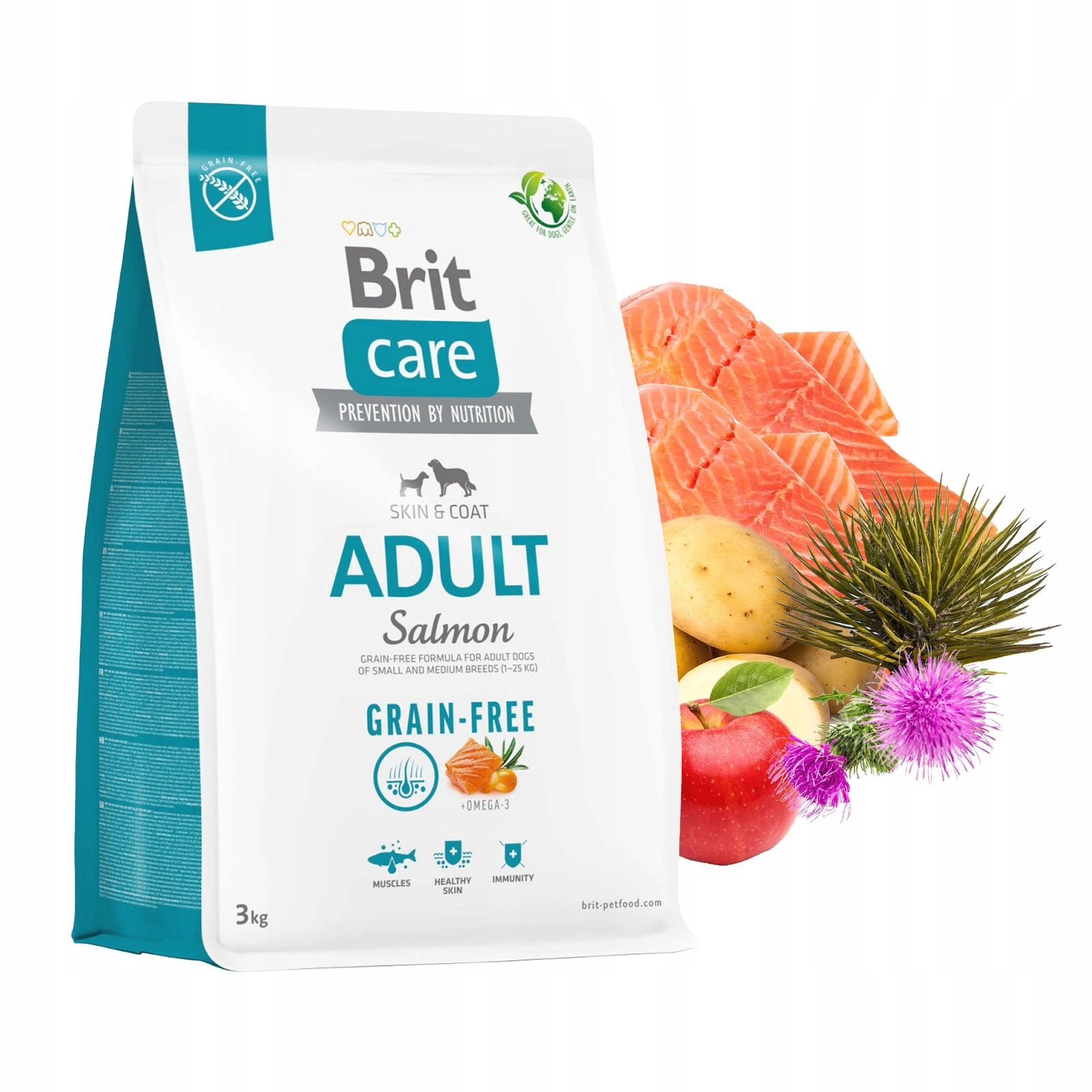 Brit Care łosoś adult 3 kg