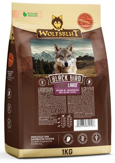 Wolfsblut Black Bird indyk adult duże rasy 1 kg