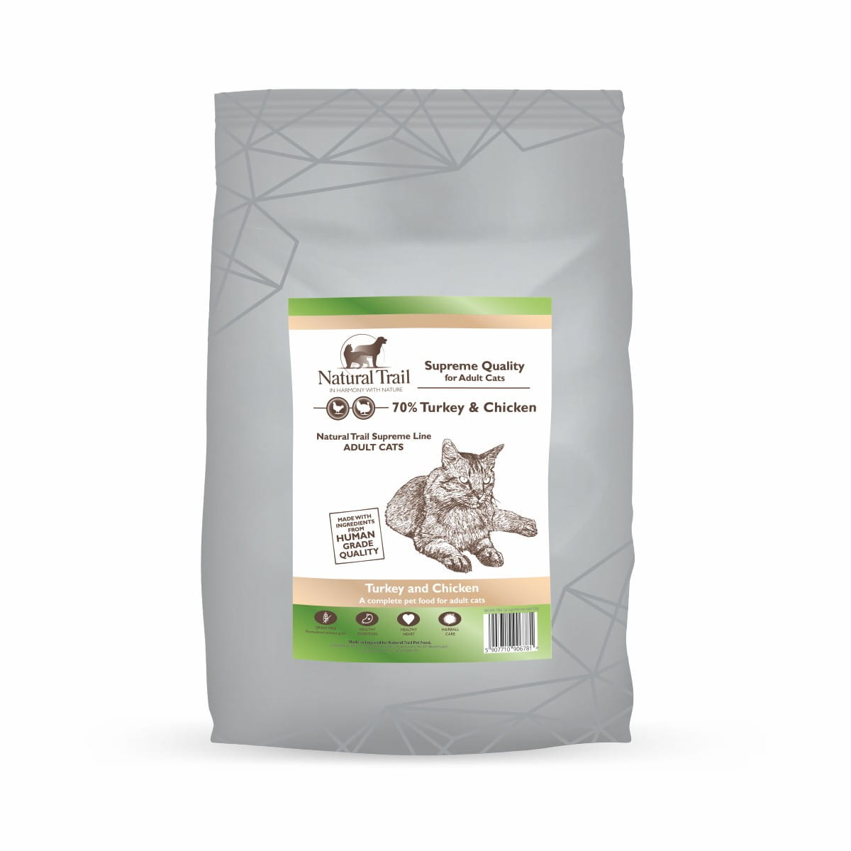 Natural Trail Supreme indyk, kurczak adult 1,5 kg