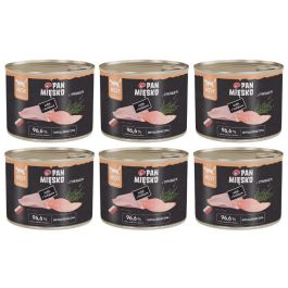 Pan Mięsko indyk z królikiem w bulionie adult 200 g × 6