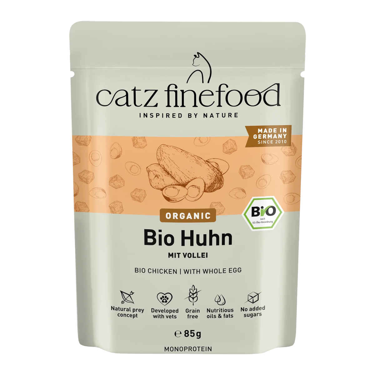 Catz Finefood Bio kurczak kawałki 85 g
