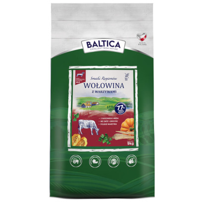Baltica Smaki Regionów wołowina adult małe rasy 9 kg