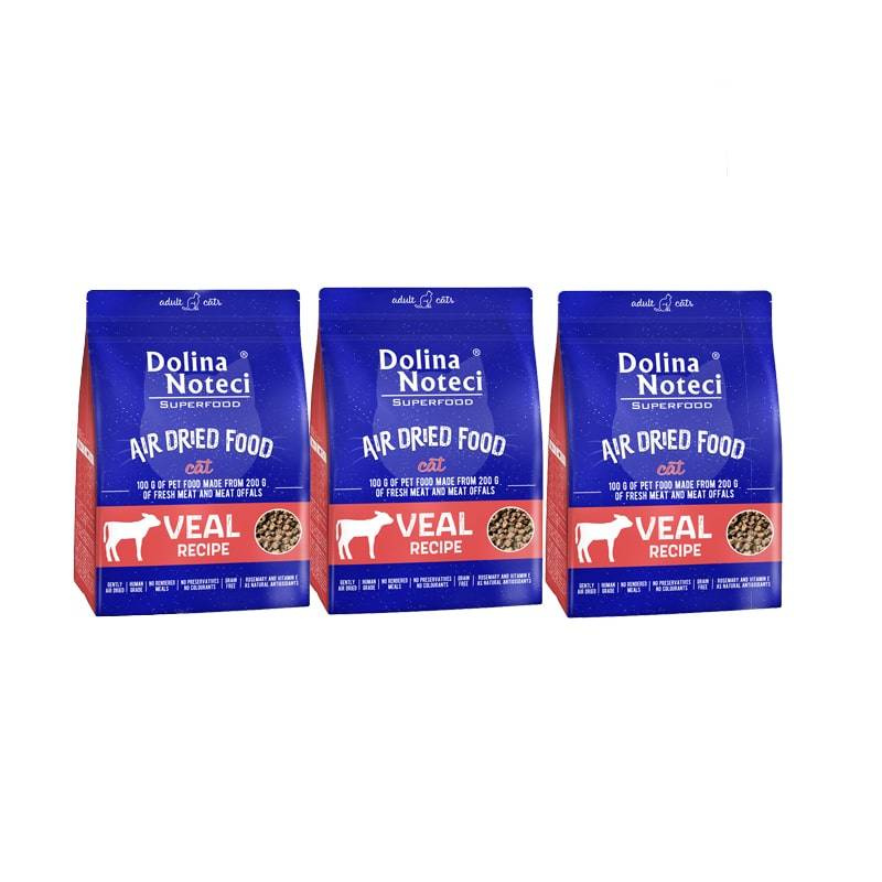 Dolina Noteci Superfood cielęcina 1 kg × 3