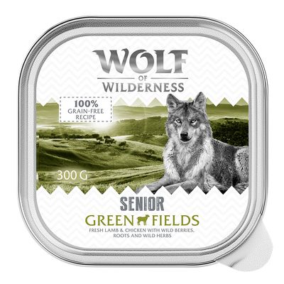 Wolf of Wilderness jagnięcina, kurczak senior 300 g × 6
