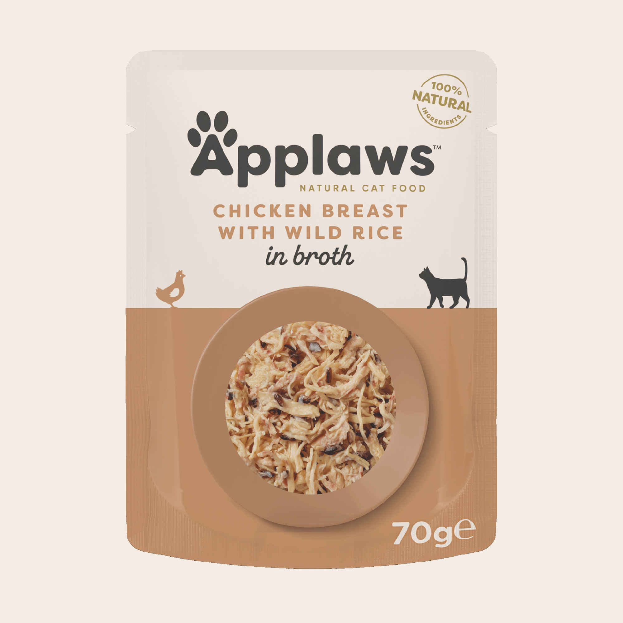 Applaws kurczak z dzikim ryżem 70 g