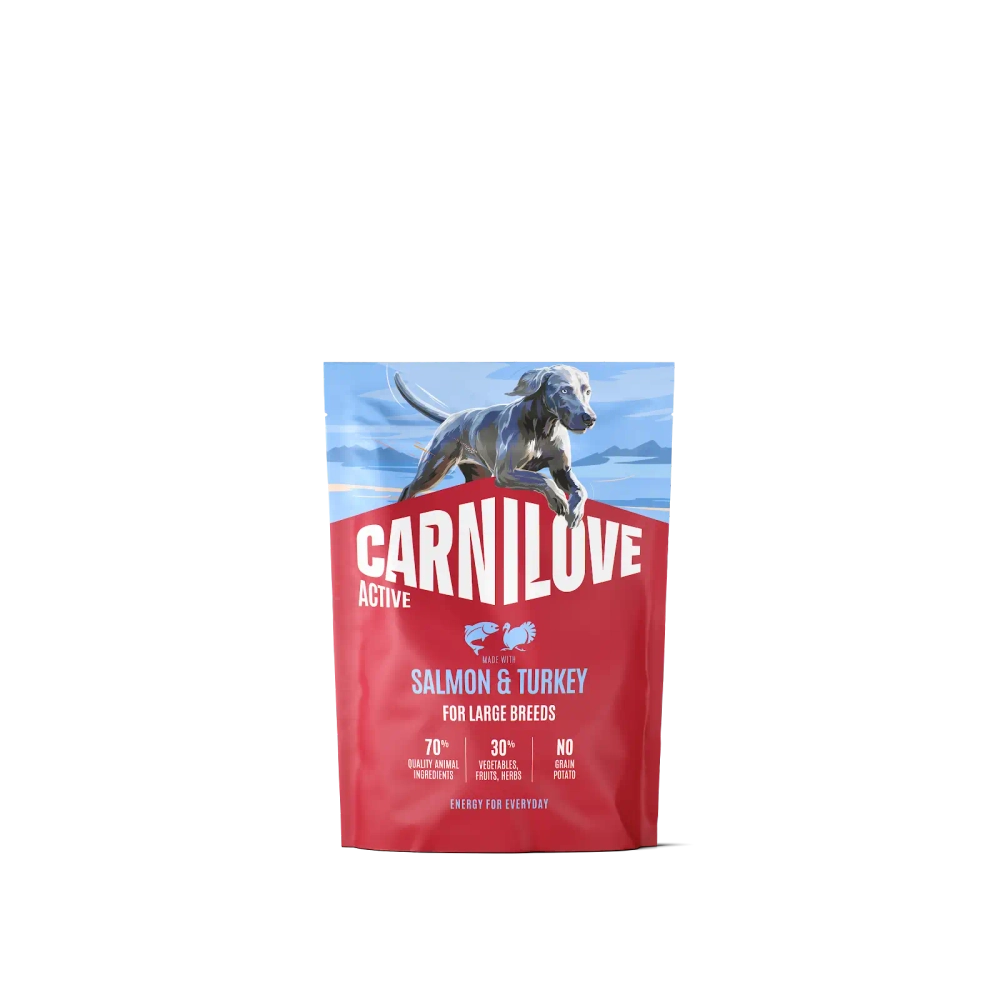 Carnilove Active Dog łosoś, indyk adult duże rasy 1,5 kg