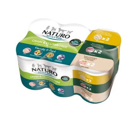 Naturo Grain Free Mix kaczka, kurczak adult 390 g × 6