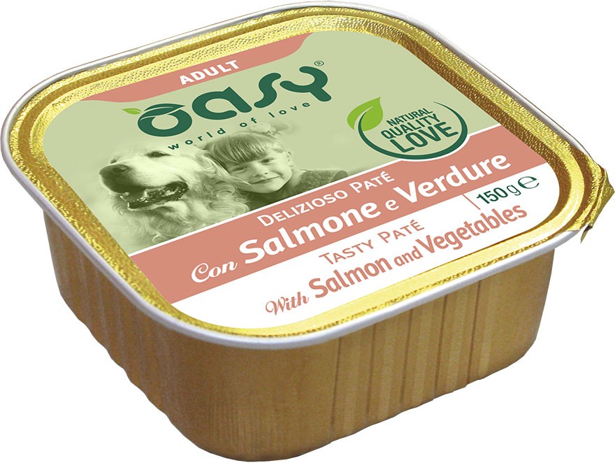 Oasy Delizioso Paté łosoś z warzywami adult 150 g