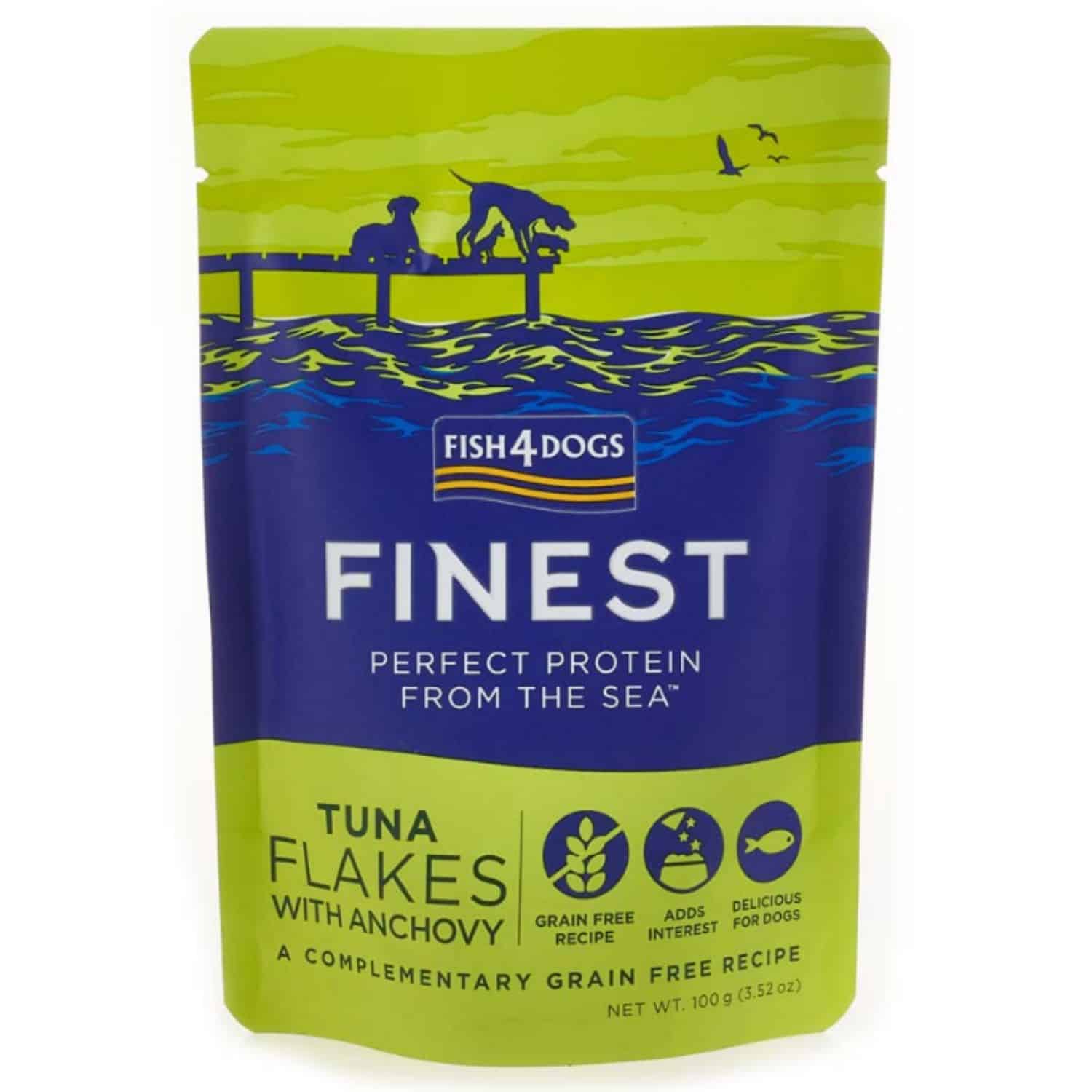 Fish4Dogs Finest anchois, tuńczyk 100 g