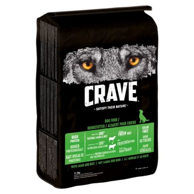 Crave jagnięcina, wołowina adult 11.5 kg × 2