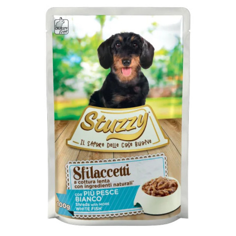 Stuzzy Sfilaccetti biała ryba adult 100 g