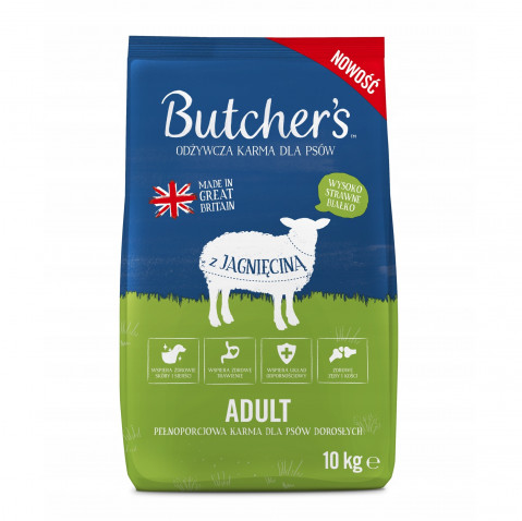Butcher's Original jagnięcina adult 10 kg