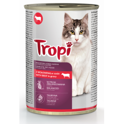 Tropi wołowina w sosie adult 415 g