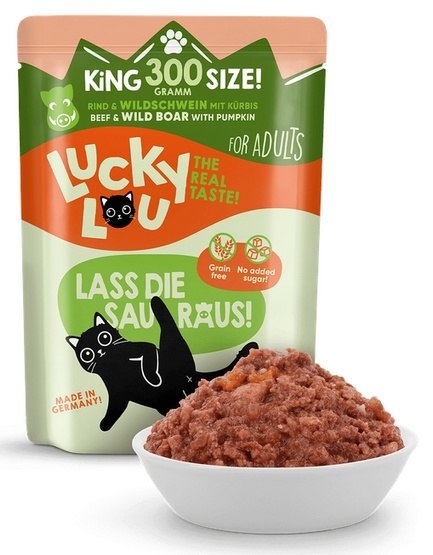 Lucky Lou Lifestage dzik, wołowina adult 300 g