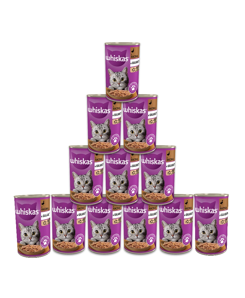 Whiskas kaczka w galaretce adult 400 g × 12