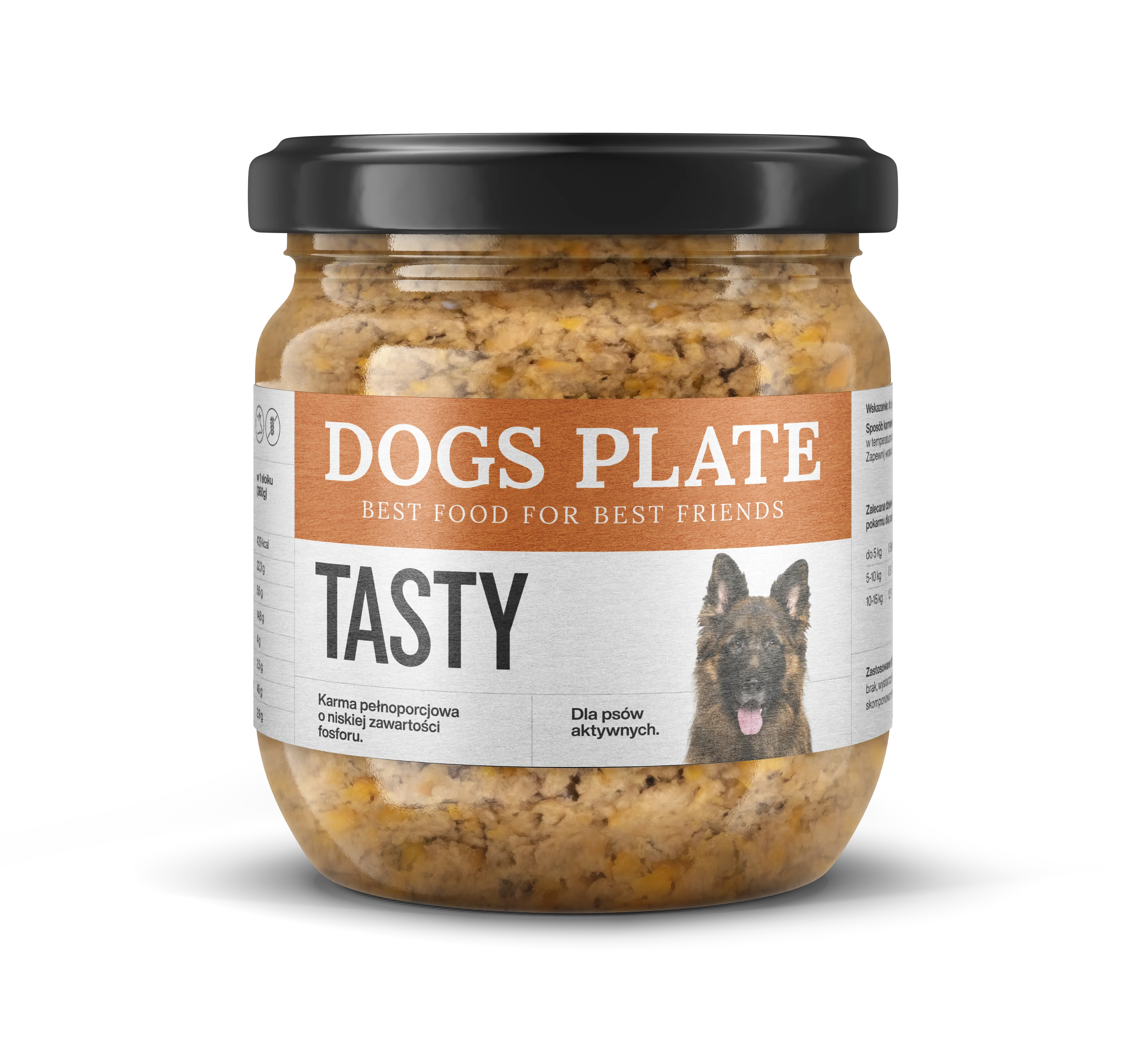 Dogs Plate Tasty wieprzowina 360 g