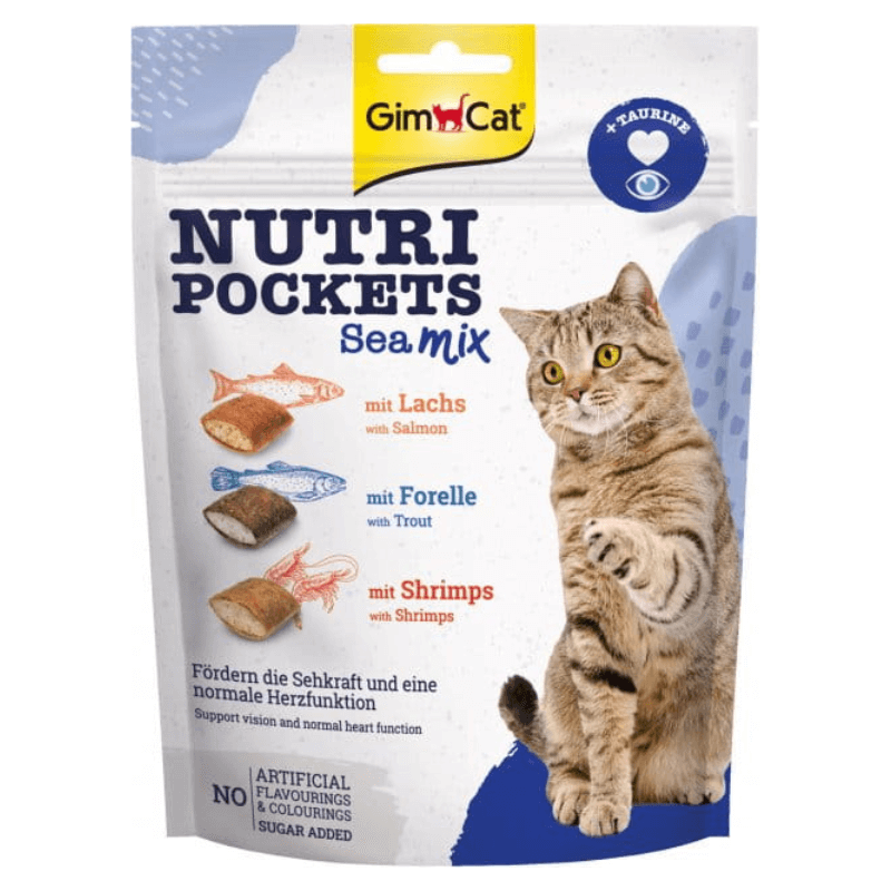 GimCat Nutri Pockets Digestive mix smaków 150 g
