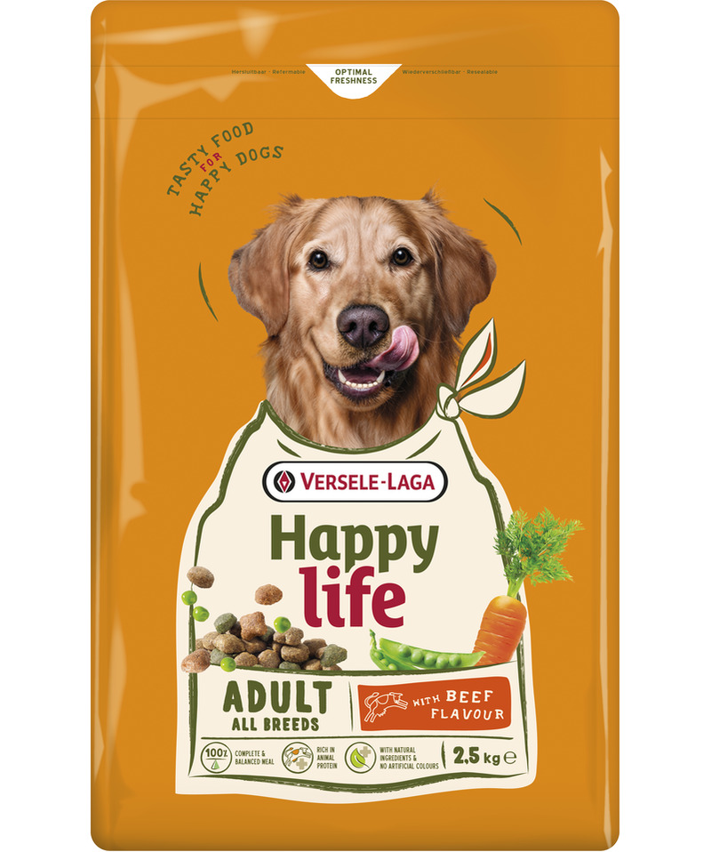Versele-Laga Happy Life wołowina adult 2,5 kg