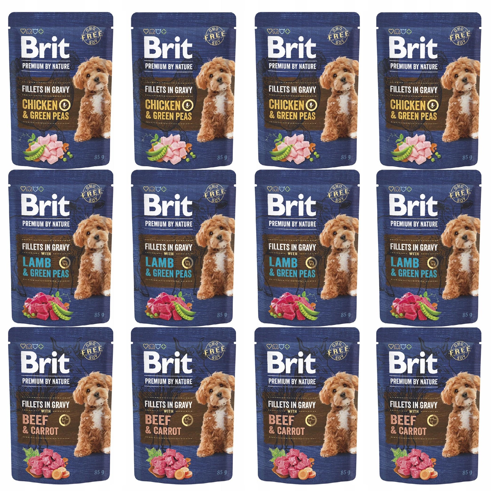 Brit By Nature 85 g × 12