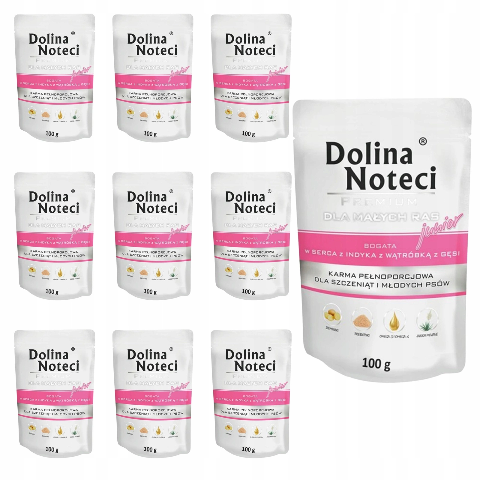 Dolina Noteci Premium indyk junior 100 g × 10