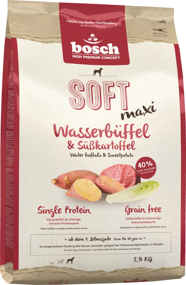 Bosch Soft Maxi bawół wodny adult duże rasy 2,5 kg
