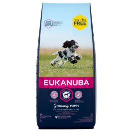 Eukanuba kurczak puppy średnie rasy 18 kg