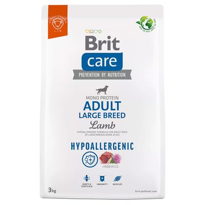 Brit Care jagnięcina adult duże rasy 3 kg × 2