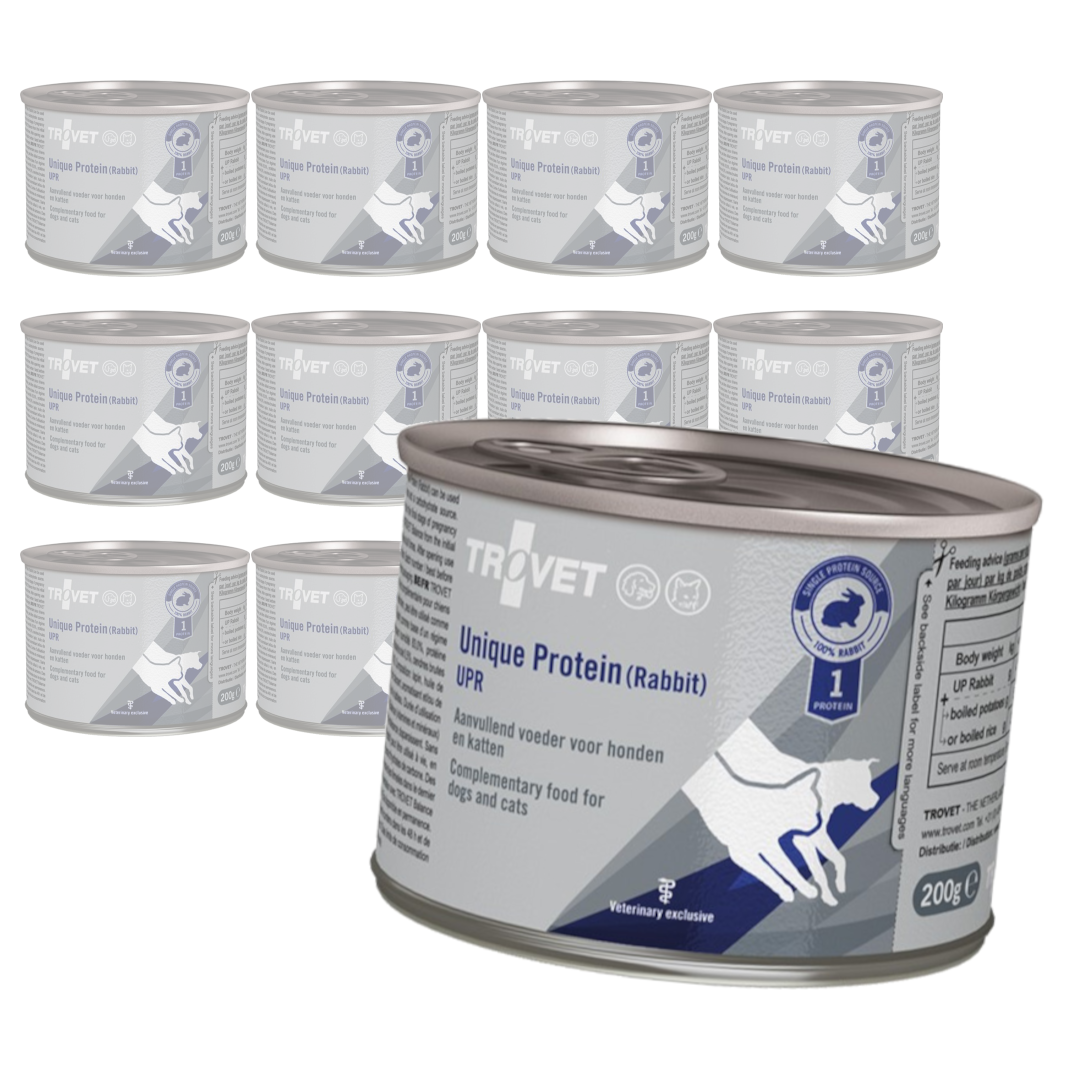 Trovet Unique Protein królik 200 g × 12