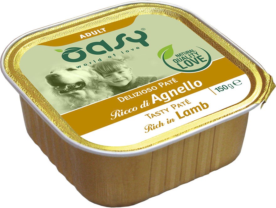 Oasy Tasty Pate jagnięcina adult 150 g