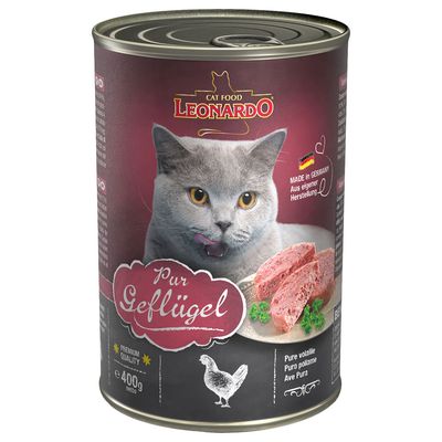 Leonardo All Meat Sensitive drób w bulionie 400 g × 6