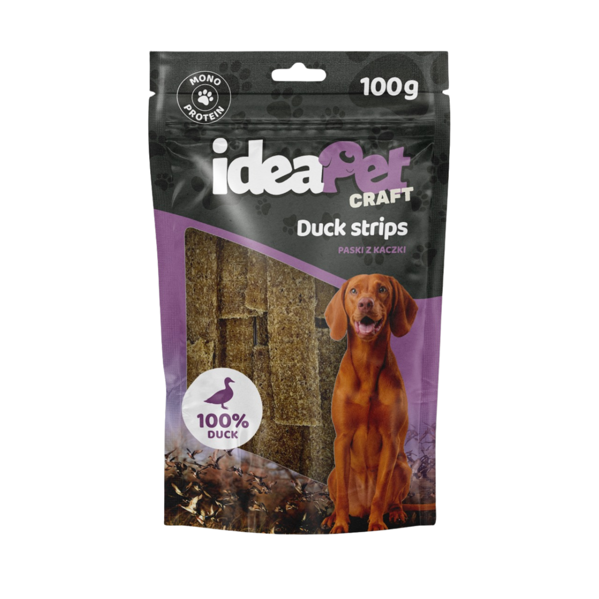 IdeaPet Craft paski z kaczki 100 g