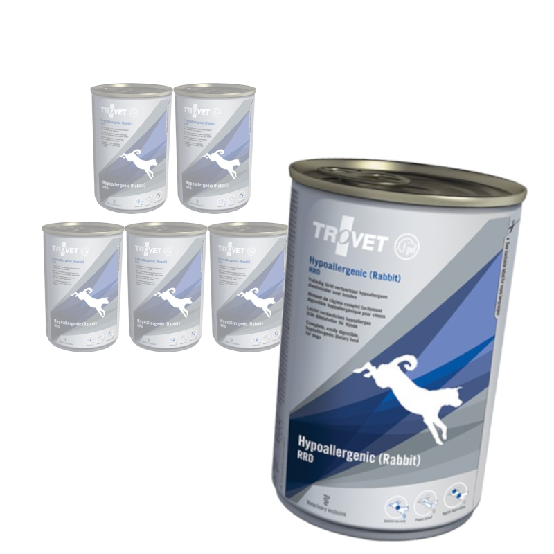 Trovet Hypoallergenic królik 400 g × 6