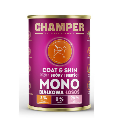 Champer Coat & Skin łosoś 400 g