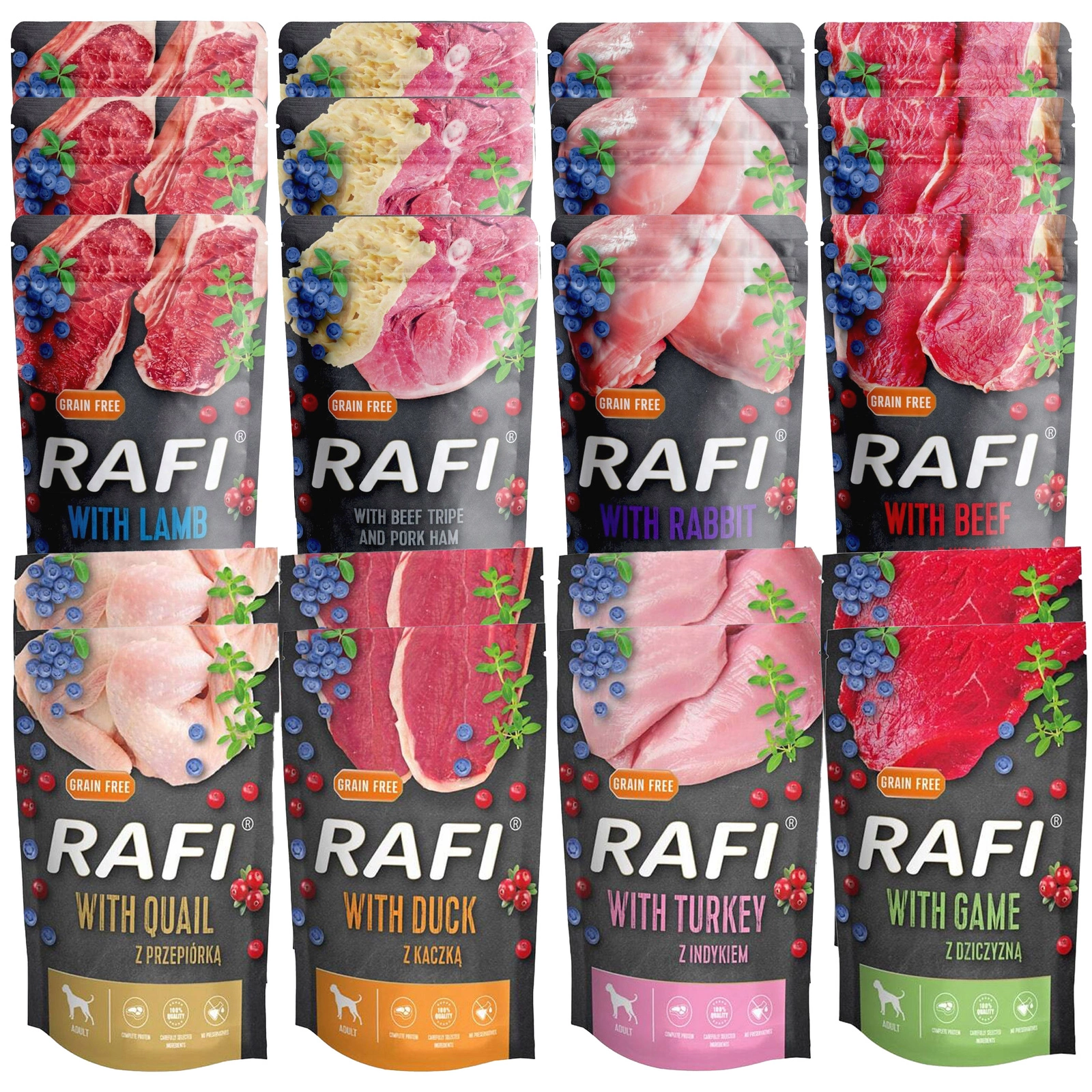 Rafi mix smaków adult 500 g × 20