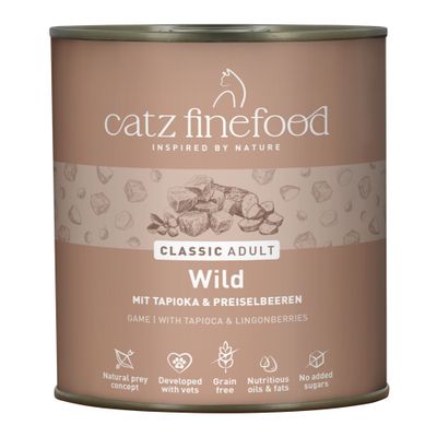 Catz Finefood Classic dziczyzna adult 800 g × 6