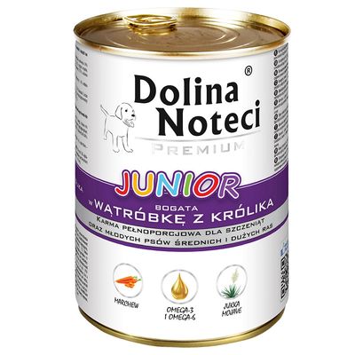 Dolina Noteci Premium królik junior 400 g × 24