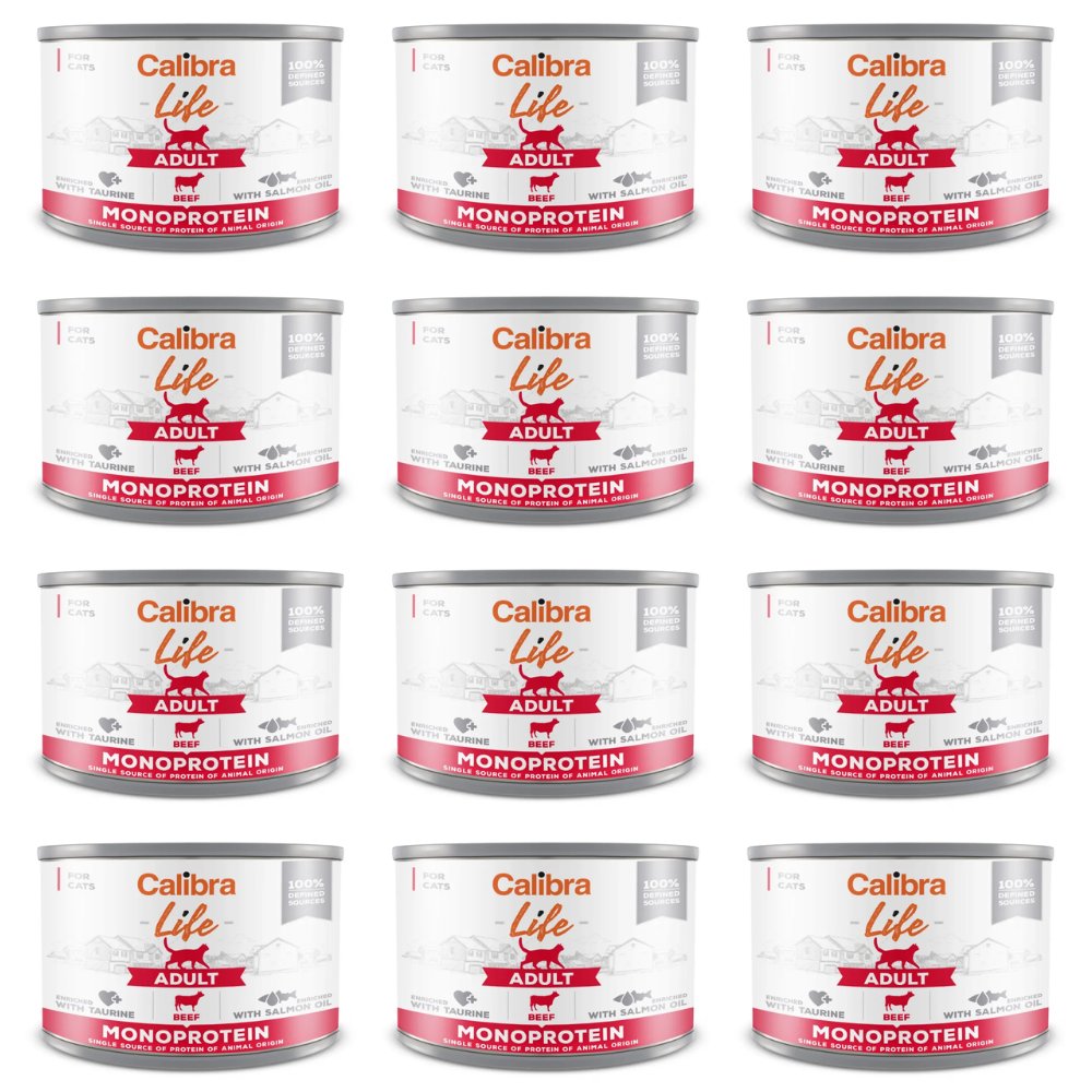 Calibra Life wołowina adult 200 g × 12