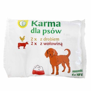 Auchan drób, wołowina 100 g × 4