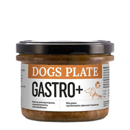 Dogs Plate Vet Gastro+ kangur z batatem 180 g