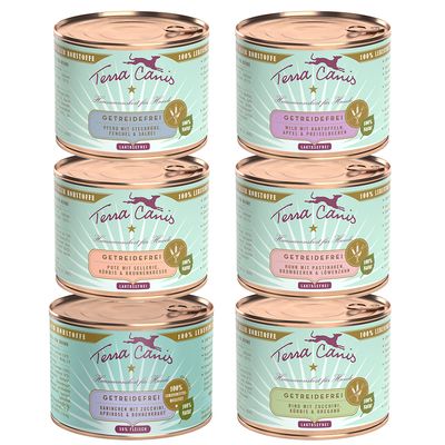 Terra Canis dziczyzna, indyk, konina, królik, kurczak, wołowina adult 200 g × 12