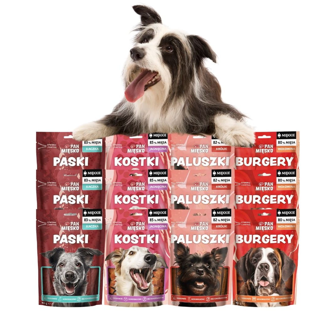 Pan Mięsko jagnięcina, kaczka, królik, wołowina 100 g × 12