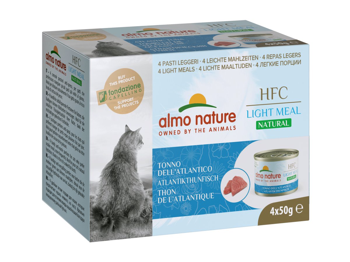 Almo Nature Hfc Natural Light tuńczyk w sosie adult 50 g × 4
