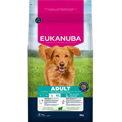 Eukanuba Premium Nutrition jagnięcina adult duże rasy 3 kg × 2