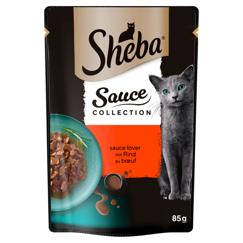 Sheba Sauce Collection wołowina w sosie adult 85 g