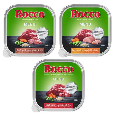 Rocco Menu cielęcina, drób, jagnięcina, wołowina adult 300 g × 27