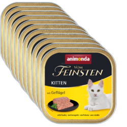 Animonda Vom Feinsten drób pasztet kitten 100 g × 16