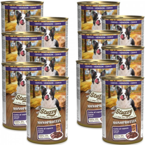 Stuzzy Monoprotein dziczyzna 400 g × 12