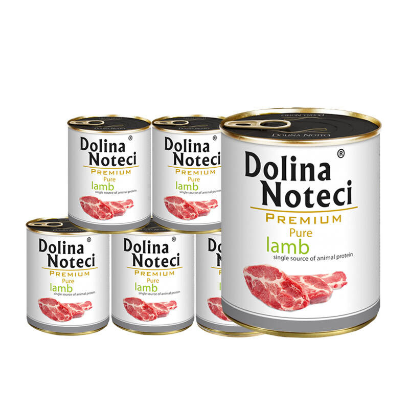 Dolina Noteci Premium Pure jagnięcina 800 g × 6