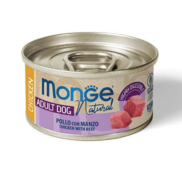 Monge Natural kurczak, wołowina adult 95 g